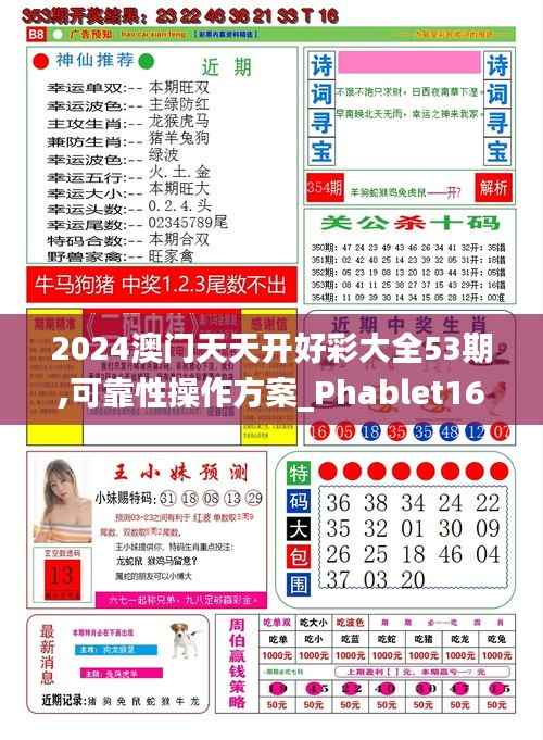 2024澳门天天开好彩大全53期,可靠性操作方案_Phablet16.634